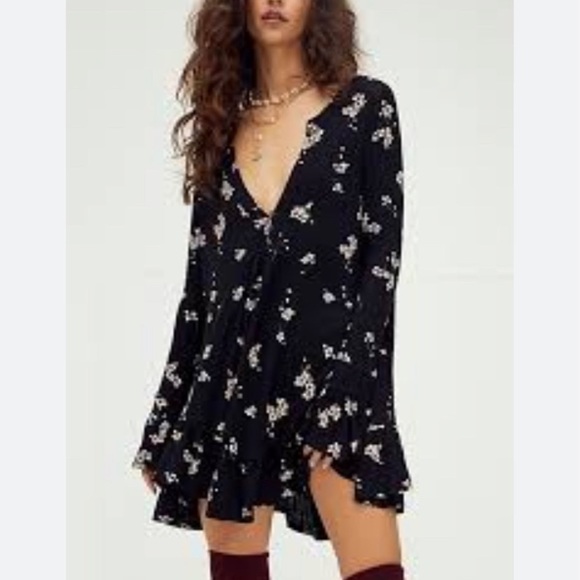 Free People Dresses & Skirts - NWT Free People Olivia Printed Tunic Dress